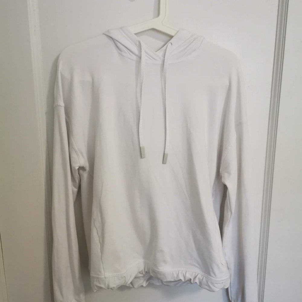 lululemon athletica white pullover hoodie